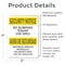 Signmission No Dumping Tenant Only Bilingual OSHA Security Notice Sign, Vinyl Decal, 5in W x 7in L, 2PK OS-2PACK-SN-D-57-L-11600 - alternate 4